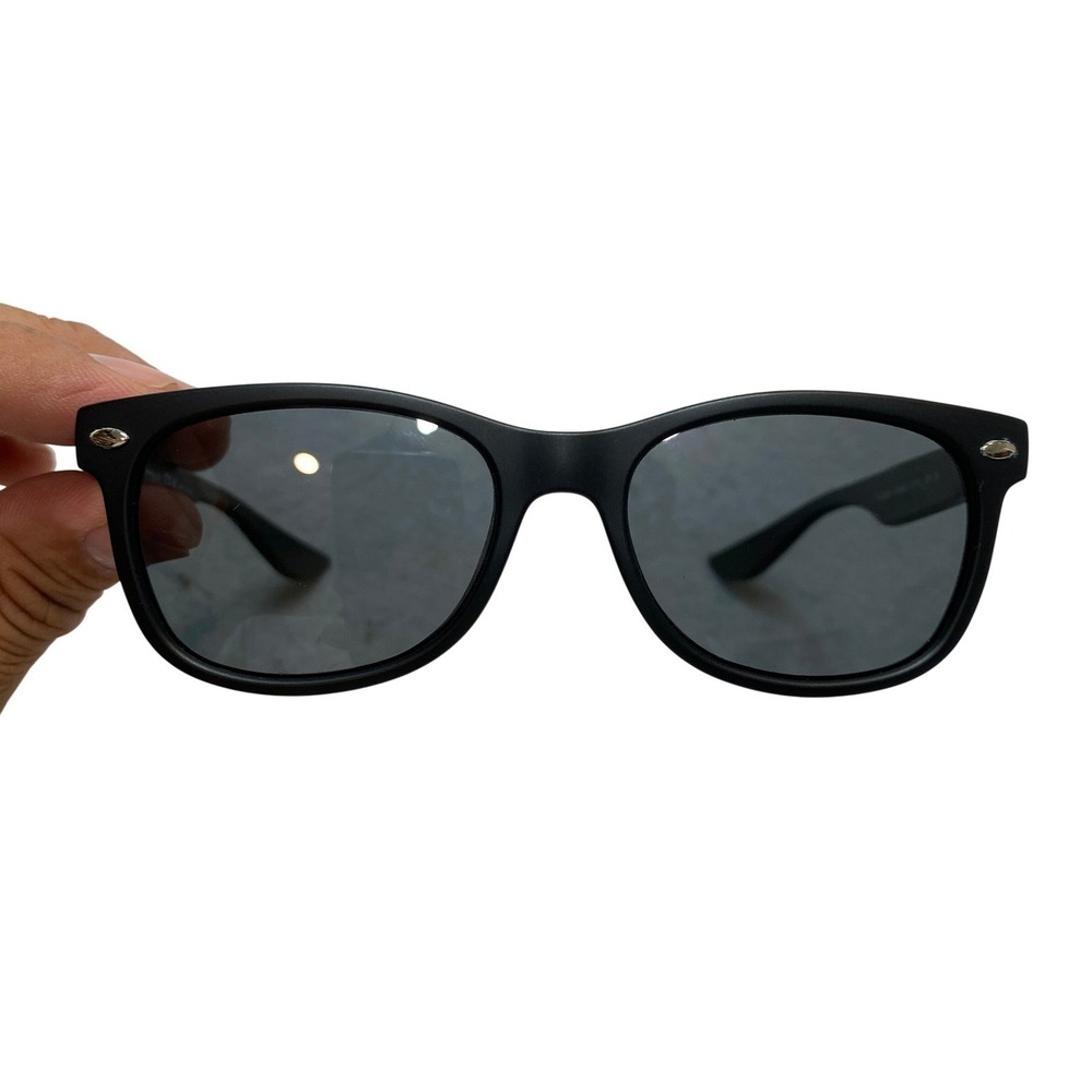 Ray-Ban RJ9052S Sunglasses Kids Junior Black New Wayfarer Matte Finish RJ 9052S